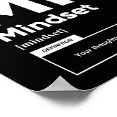 Definitie van indset | MOTIVATIE POSTER (Hoek)