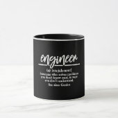 Definitie van ingenieur mok (Midden)