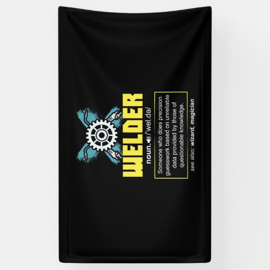 Definitie van lassen spandoek (Verticaal)