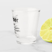 Definitie van leraar shot glas (Rechts)