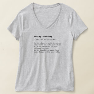 definitie van lichamelijke autonomie T-shirt