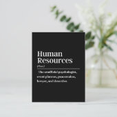 Definitie van menselijk potentieel briefkaart (Staand voorkant)