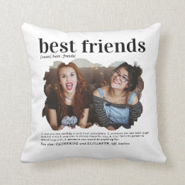 Definitie van Modern Best Friends Photo Dictionary Kussen