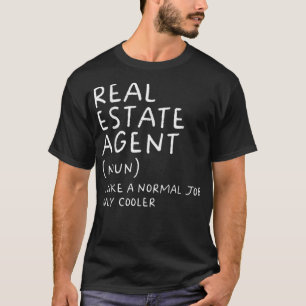 Definitie van onroerend goed agent Funny T-shirt