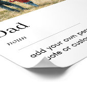 Definitie van papa Photo Dictionary Poster (Hoek)