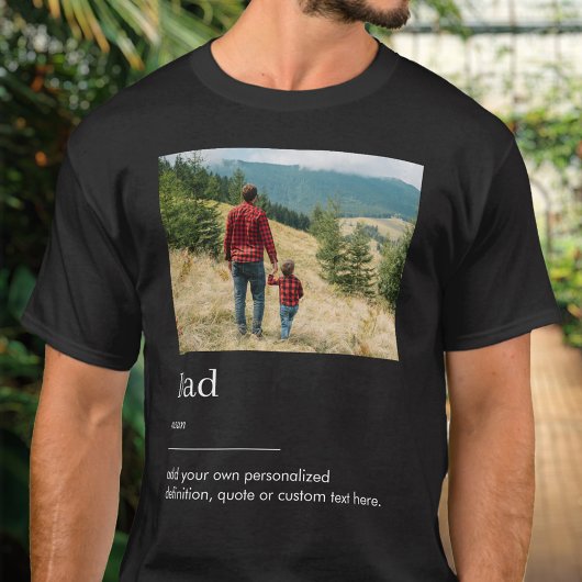 Definitie van papa Photo Dictionary T-shirt
