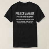 Definitie van projectmanager 2 t-shirt (Design voorkant)