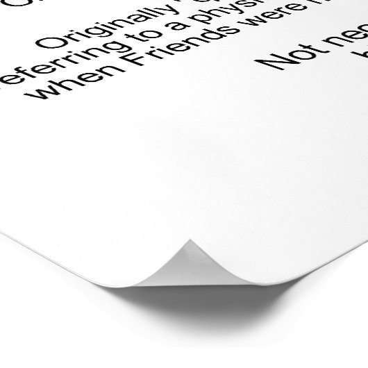 Definitie van Quaker Poster (Hoek)