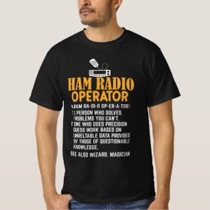 Definitie van radiotelefonie t-shirt