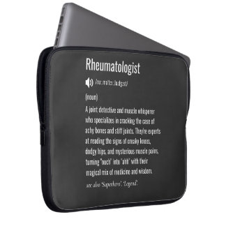Definitie van reumatoloog laptop sleeve
