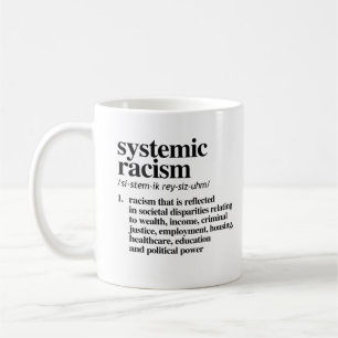 Definitie van systemisch racisme koffiemok