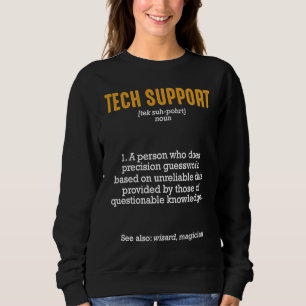 Definitie van technische ondersteuning IT-technicu Trui