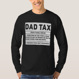 Definitie van Vintage Dad Tax Heren Vaderdag 7 T-shirt