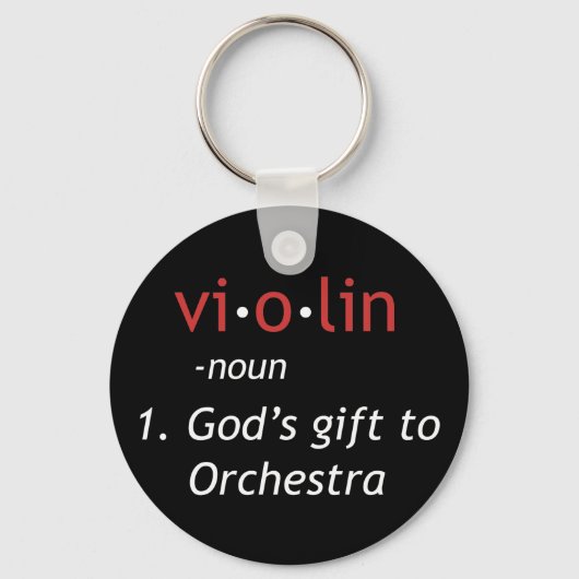 Definitie van Violin Sleutelhanger (Voorkant)