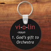 Definitie van Violin Sleutelhanger (Voorkant)