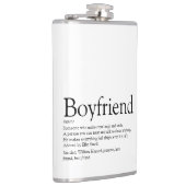 Definitie van vriendje Zwart en wit Heupfles (Rechts)