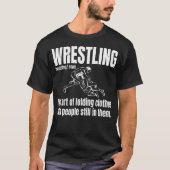Definitie van Wrestling Funny Wrestler Definitie T-shirt (Voorkant)