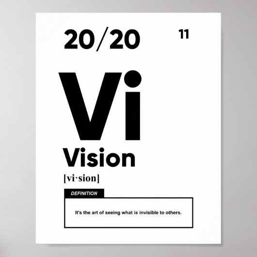 Definitie visie | MOTIVATIE POSTER (Voorkant)