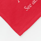 Definitie Vriendin Cool Leuk Rood Fleece Deken (Hoek)