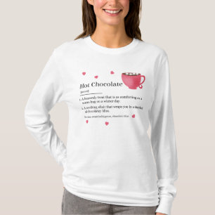 Definitie warme chocolademelk t-shirt
