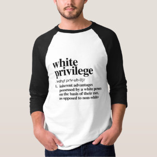 Definitie wit voorrecht t-shirt