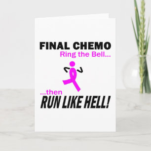 Definitieve chemo run like Hell - Breast Cancer Kaart