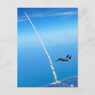 Definitieve lancering van Space Shuttle Atlantis - Briefkaart