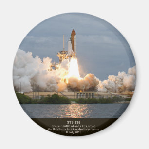 Definitieve Space Shuttle start STS-135 Atlantis Magneet