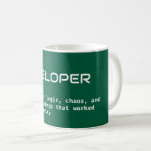 Définition de café App Developer - Mug Humour (Devant droit)
