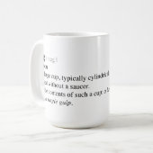 Définition de dictionnaire de tasse (Devant gauche)
