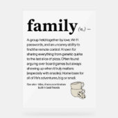 Définition de la famille (Recto)