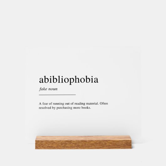 Définition de l'anbibliophobie (Recto)