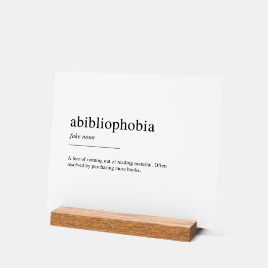 Définition de l'anbibliophobie (Angle)