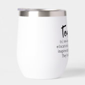 Définition de l'enseignant Vin Tumbler (Droite)