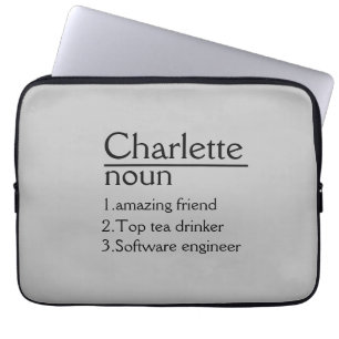 Définition de nom personnalisé Sac électronique