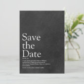 Définition de Save the Date sur tableau noir minim (Debout devant)