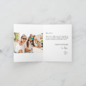 Définition de Soeur Âme Personnelle Carte Annivers (Intérieur)