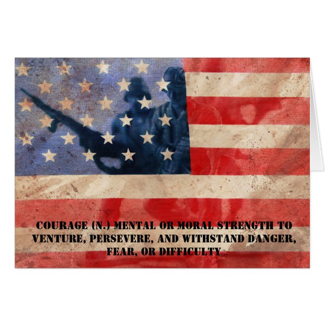 Définition du courage (Devant horizontal)