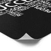 Définition du succès | Affiche motivationnelle (Coin)