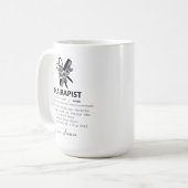 Définition d'un coiffeur insolent Mug drôle pour c (Devant gauche)