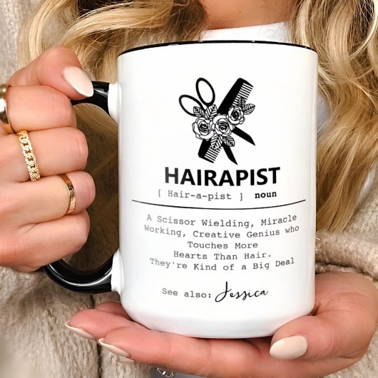 Définition d'un coiffeur insolent Mug drôle pour c