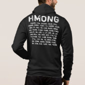 Définition d'un sweat - shirt à capuche de Hmong (Dos)