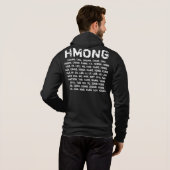 Définition d'un sweat - shirt à capuche de Hmong (Dos entier)