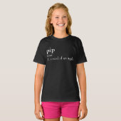 Définition d'un T-shirt pip (Devant entier)