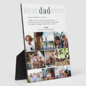 Définition papa | 8 Photo Plaque personnalisée (Côté)