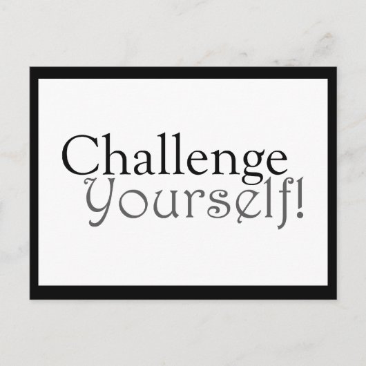 Défis-Toi ! - Carte postale motivante (Devant)