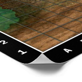 Défrichement routier - Poster de la carte de batai (Coin)