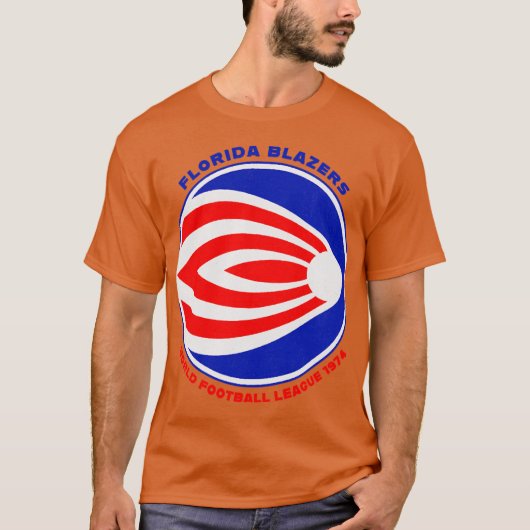 Defunct Florida Blazers WFL 1974 T-shirt (Voorkant)
