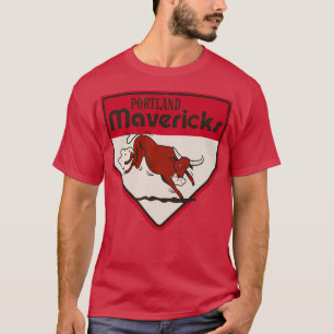Defunct Portland Mavericks Baseball T-shirt