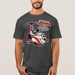 Defunct PSA Airlines Get High 70s 80s Pacific Cali T-shirt